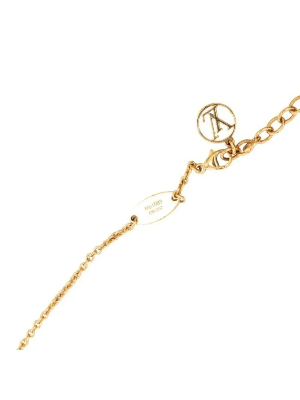 Louis Vuitton Essential Pendant Gold Plated